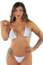 Pleaser USA - Candy Rhinestone Bikini With Invisible Straps - Stag Shop