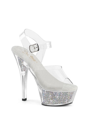 Pleaser USA - Kiss 6" Platform Sandals With Rhinestones - Stag Shop