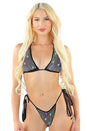 Pleaser USA - Star Rhinestone Bikini - Stag Shop