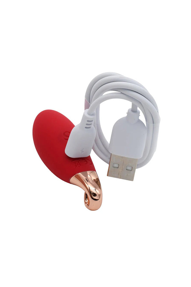 The Pleasure Company - Ruby Necklace Vibrator - Stag Shop
