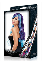 Pleasure Wigs- Ashley Wig - Blue/Purple - Stag Shop