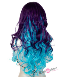 Pleasure Wigs- Ashley Wig - Blue/Purple - Stag Shop