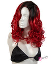 Pleasure Wigs - Candice Wig - Black/Red - Stag Shop