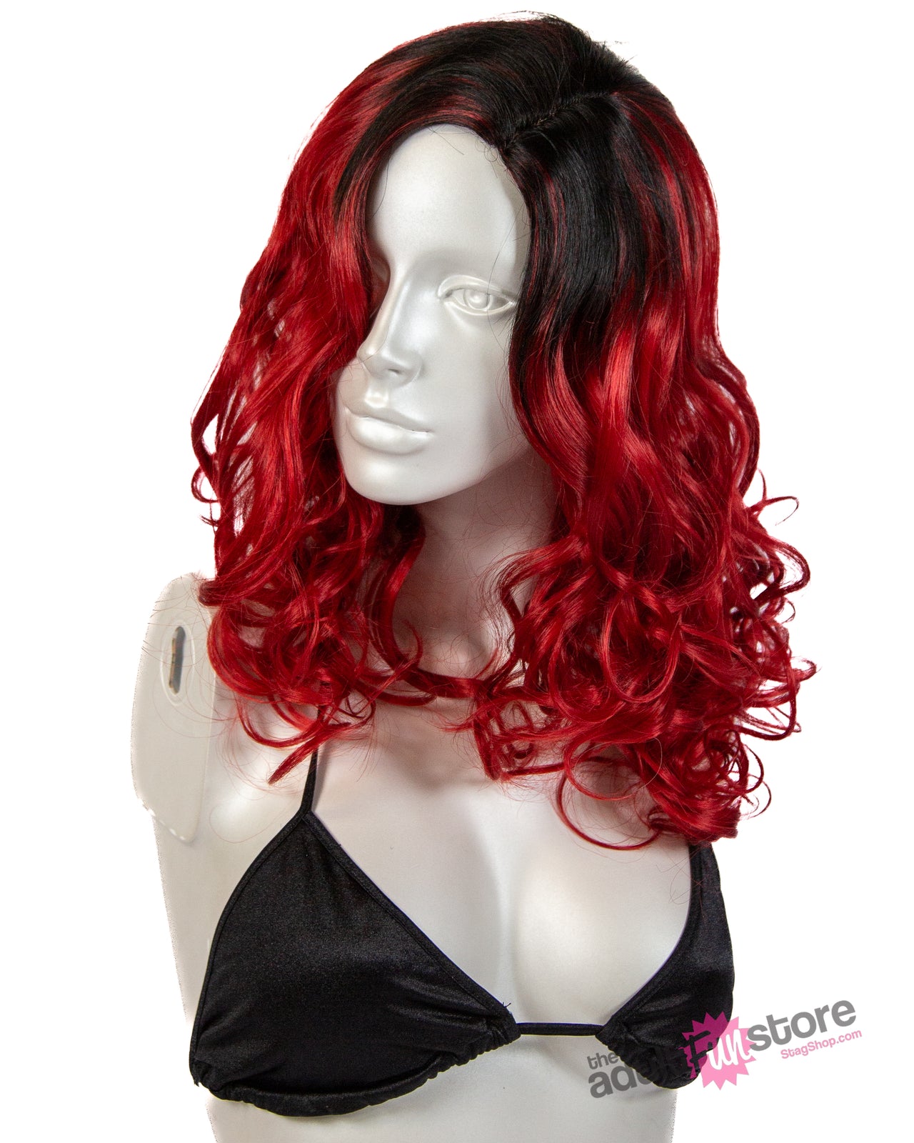 Pleasure Wigs - Candice Wig - Black/Red - Stag Shop