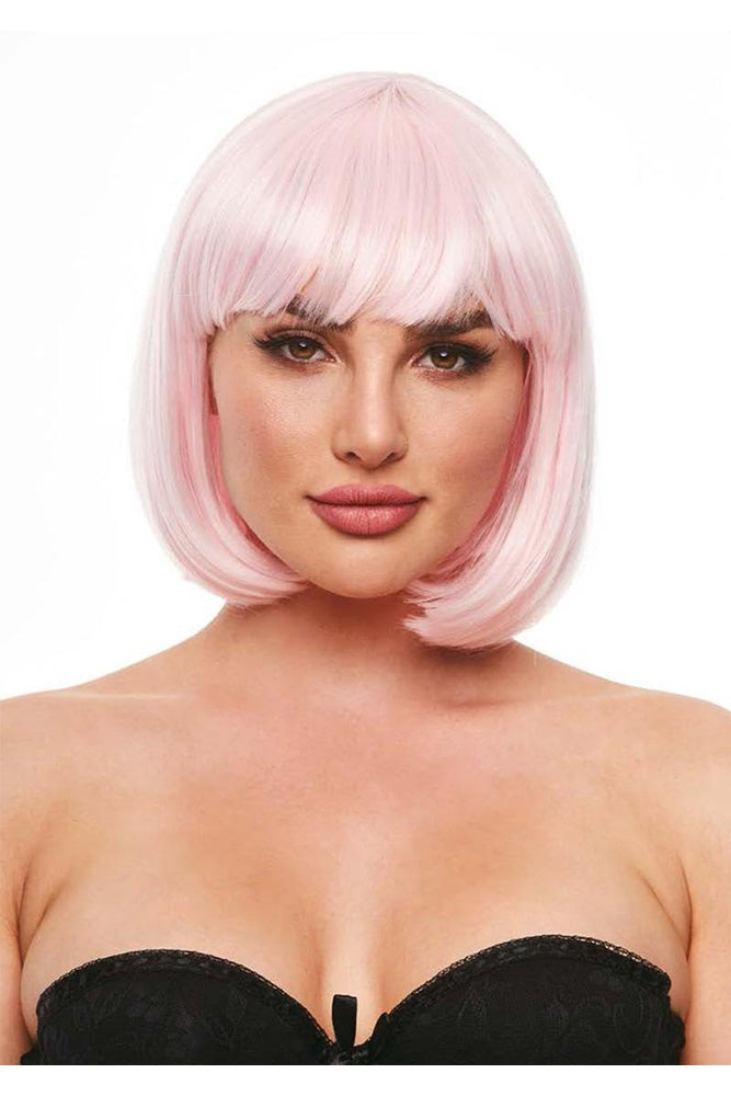Pleasure Wigs - Cici Wig - Glow in the Dark Green/Pink - Stag Shop
