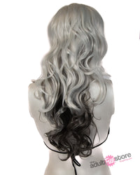 Pleasure Wigs - Gina Wig - White/Grey - Stag Shop