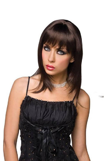 Pleasure Wigs - Steph Wig - Brown - Stag Shop
