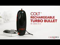 Cal Exotics - Colt - Rechargeable Turbo Bullet - Black/Silver