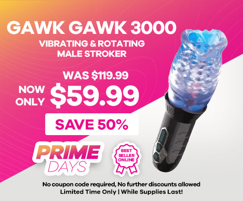 The Male Rose - Original Gawk Gawk 3000 | Vibrating & Rotating Male Stroker