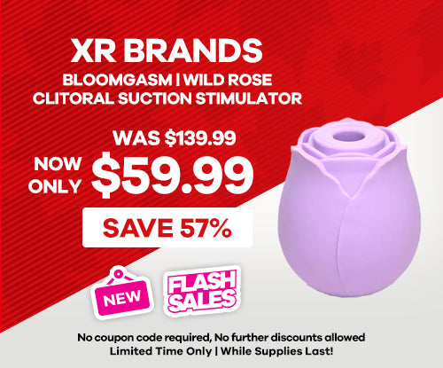 XR Brands - Bloomgasm - Wild Rose Clitoral Suction Stimulator