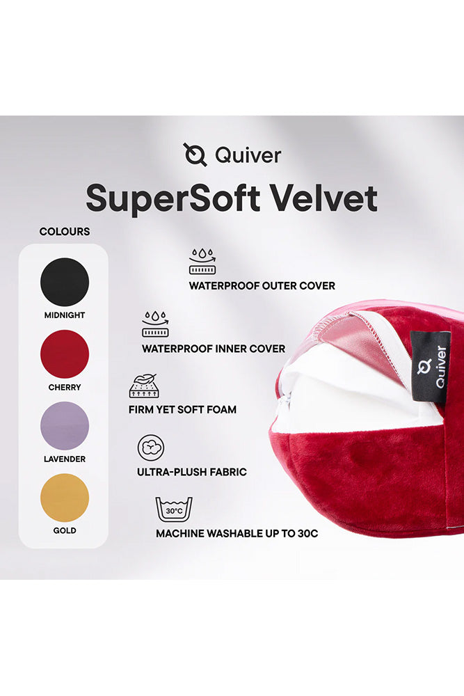 Quiver - Pill-Oh! Super Soft Velvet Position Aid - Stag Shop