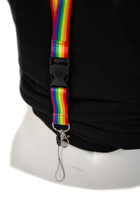 Thumbnail for Stag Shop - Rainbow Lanyard - Rainbow - Stag Shop