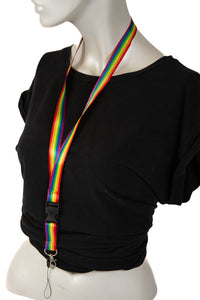 Thumbnail for Stag Shop - Rainbow Lanyard - Rainbow - Stag Shop