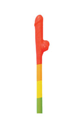 Hott Products - Rainbow Penis Straws - 10 Pack - Stag Shop