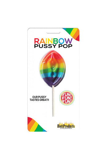 Hott Products - Rainbow Pussy Pop Sucker - Stag Shop