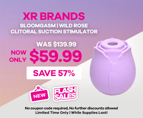 XR Brands - Bloomgasm - Wild Rose Clitoral Suction Stimulator