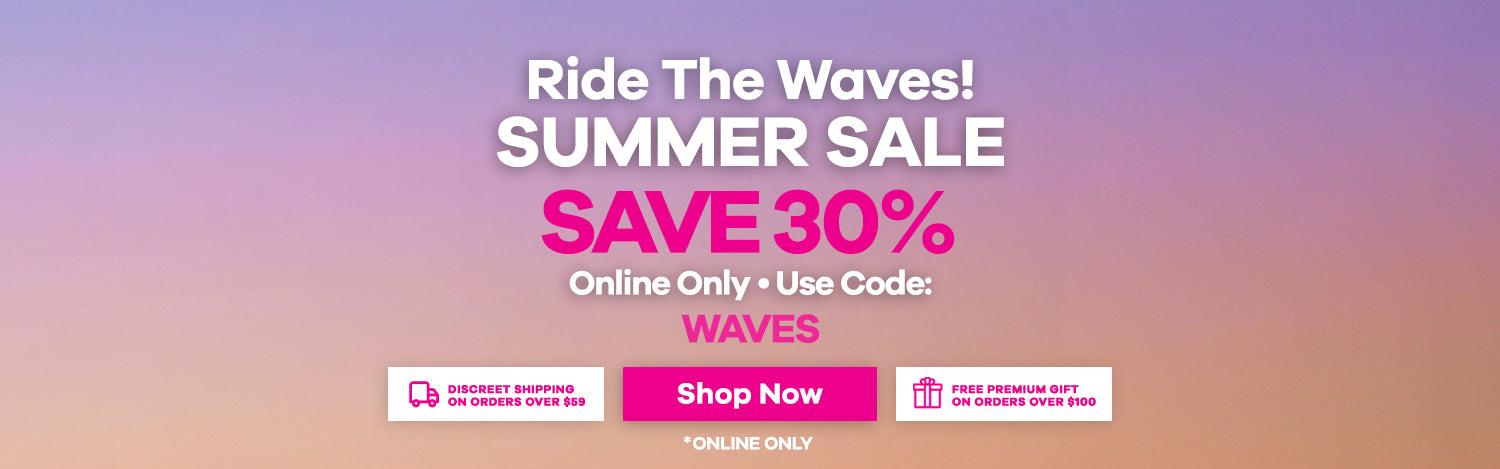 Ride The Waves - Summer Sale - 30% Off Online - Use Coupon Code: WAVES - Coupon Code Expires July 28th @ 11:59PM EST.