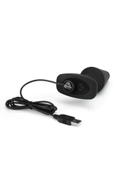 b-Vibe - Rimming XL Vibrating Butt Butt Plug with Remote Control - Black - Stag Shop