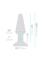 b-Vibe - Rimming XL Vibrating Butt Butt Plug with Remote Control - Black - Stag Shop