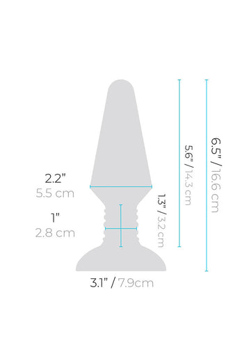 b-Vibe - Rimming XL Vibrating Butt Butt Plug with Remote Control - Black - Stag Shop