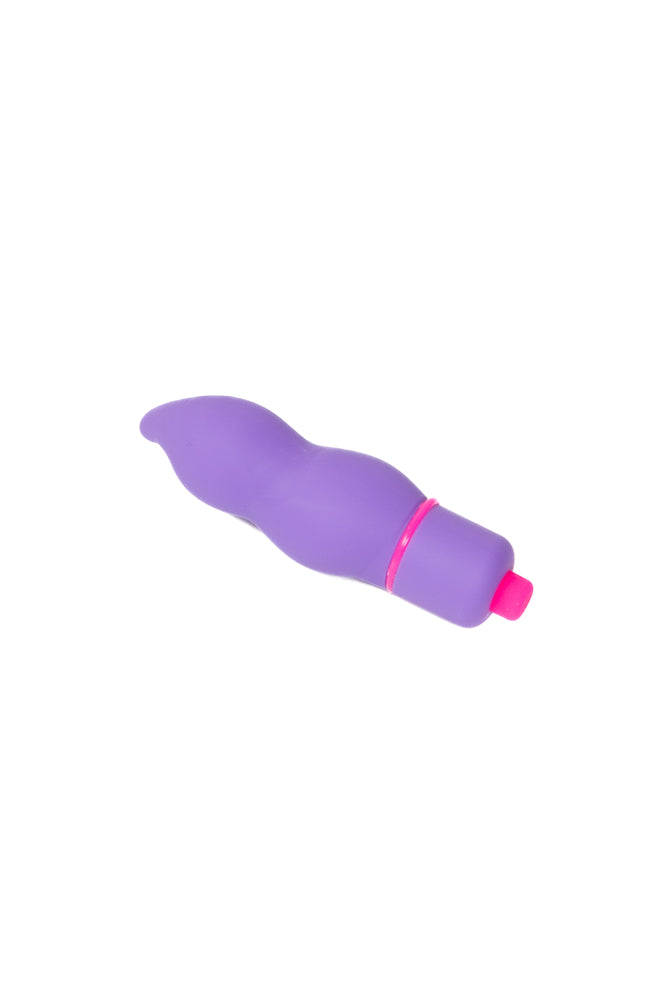 Rock Candy Toys - Fun Size Swirl Mini Vibrator - Purple - Stag Shop