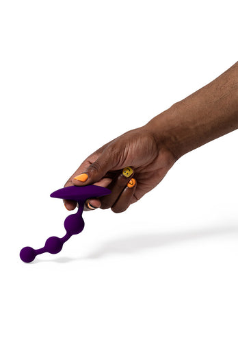 Romp - Amp Anal Beads - Purple - Stag Shop