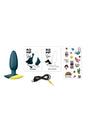 Romp - Bass Vibrating Butt Plug - Teal - Stag Shop
