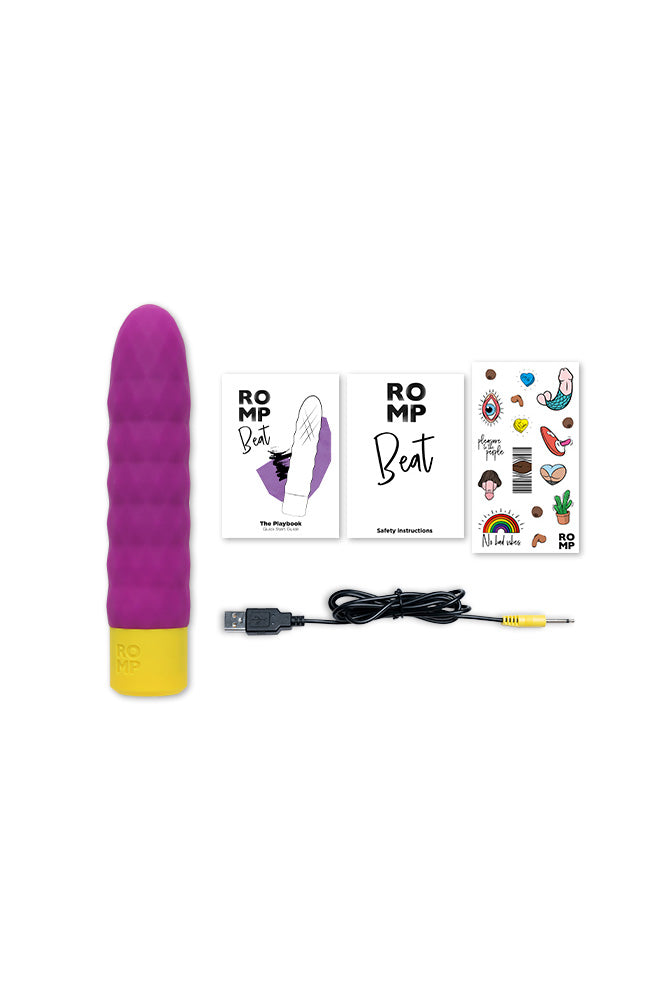 Romp - Beat Bullet Vibrator - Purple - Stag Shop