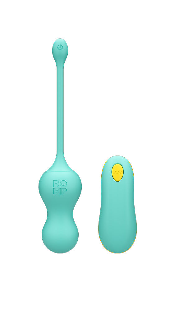 Romp - Cello Remote Control Egg Vibrator - Teal - Stag Shop