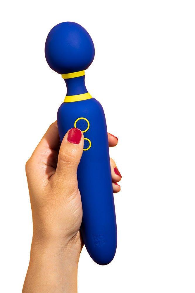 Romp - Flip Wand Vibrator - Blue - Stag Shop
