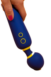 Romp - Flip Wand Vibrator - Blue - Stag Shop