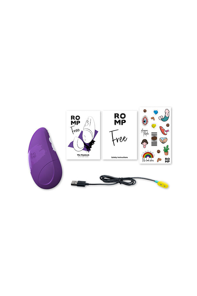Romp - Free Clitoral Stimulator - Purple - Stag Shop