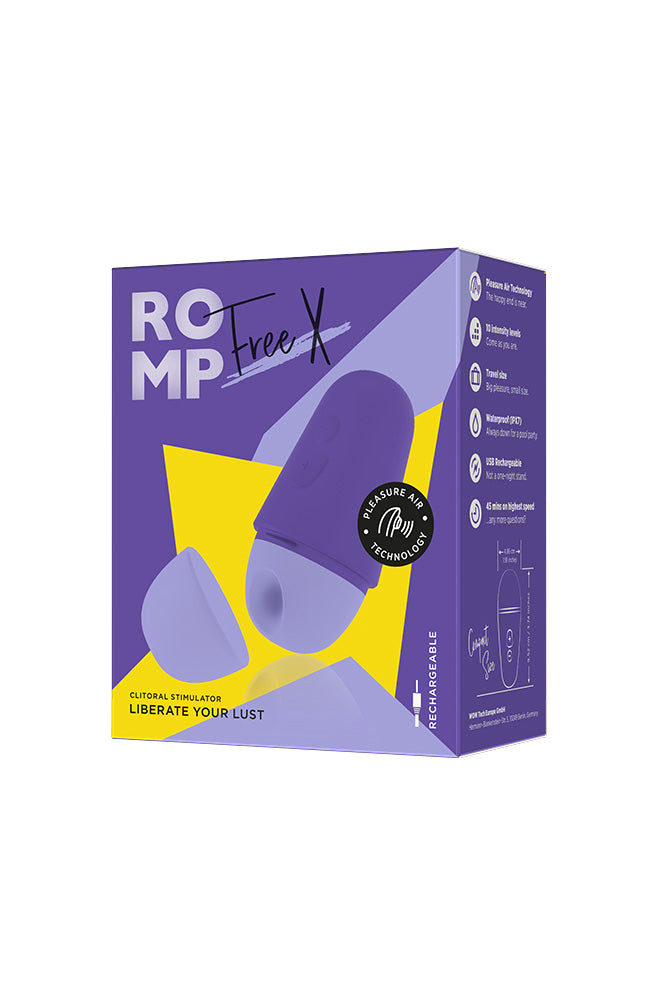 Romp - Free X Air Pulse Stimulator - Purple - Stag Shop