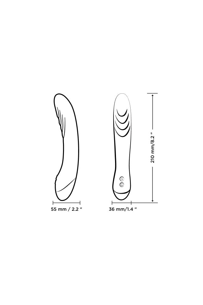Romp - Hype G-Spot Vibrator - Red - Stag Shop