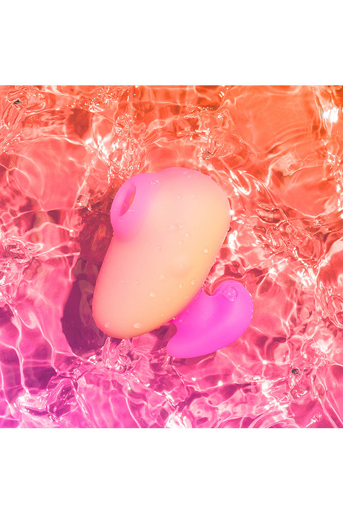 Romp - Kiss Air Pulse Stimulator - Orange/Pink - Stag Shop