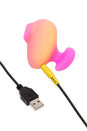 Romp - Kiss Air Pulse Stimulator - Orange/Pink - Stag Shop