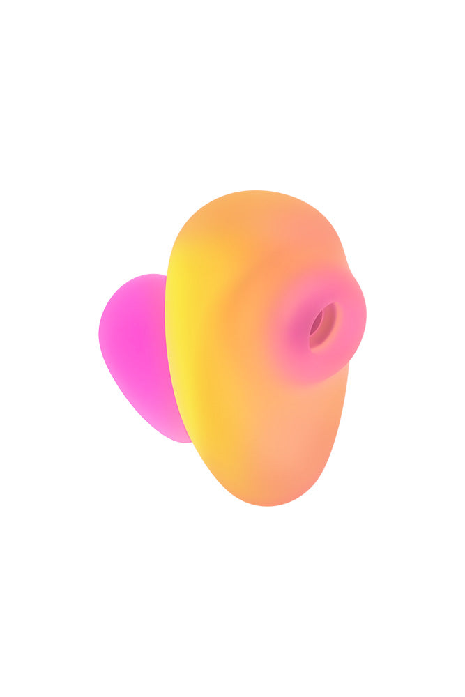 Romp - Kiss Air Pulse Stimulator - Orange/Pink - Stag Shop