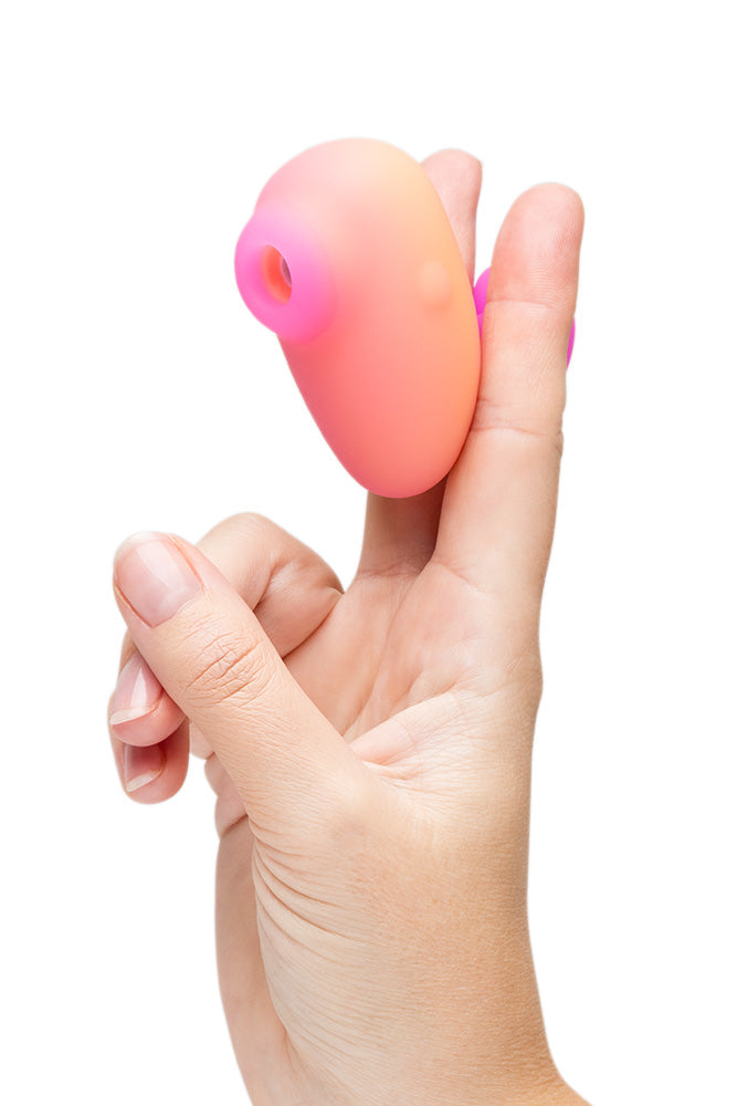 Romp - Kiss Air Pulse Stimulator - Orange/Pink - Stag Shop