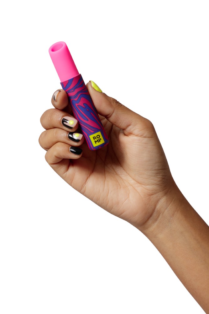 Romp - Lipstick Air Pulse Clitoral Stimulator - Pink - Stag Shop