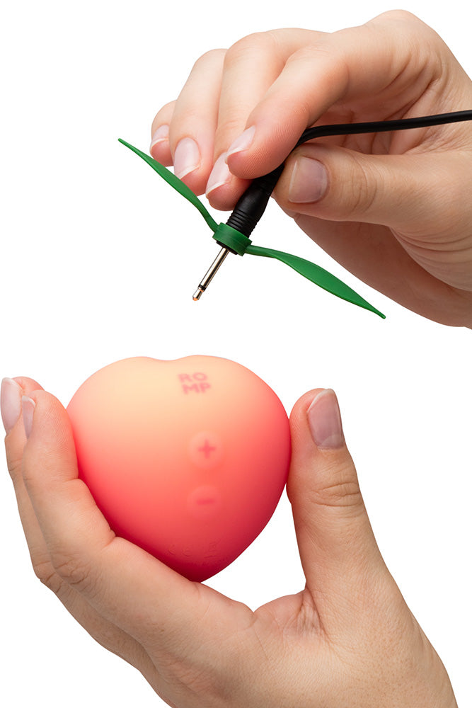 Romp - Pink Peach Air Pulse Clitoral Stimulator - Stag Shop