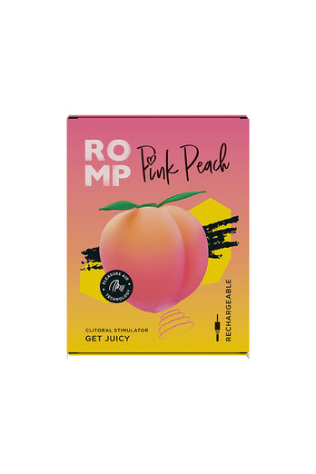 Romp - Pink Peach Air Pulse Clitoral Stimulator - Stag Shop