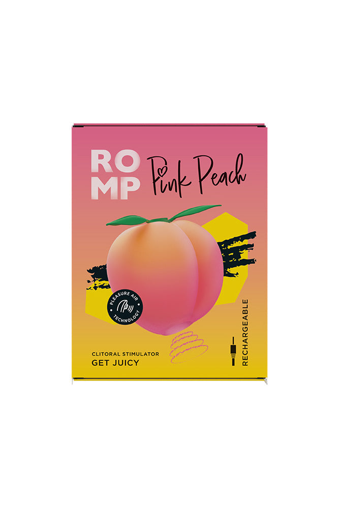 Romp - Pink Peach Air Pulse Clitoral Stimulator - Stag Shop