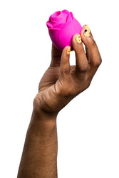 Romp - Rose Air Pulse Clitoral Stimulator - Pink - Stag Shop