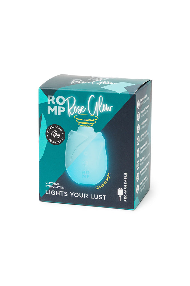 Romp - Rose Glow Air Pulse Clitoral Stimulator - Stag Shop