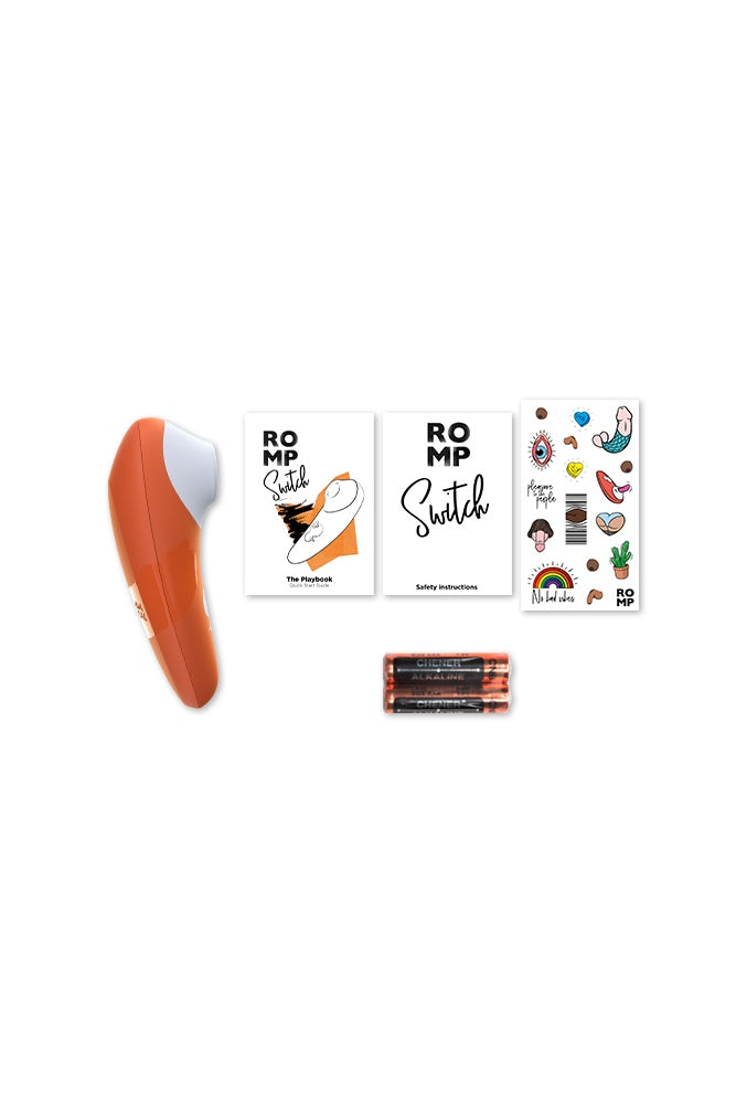 Romp - Switch Clitoral Stimulator - Orange - Stag Shop
