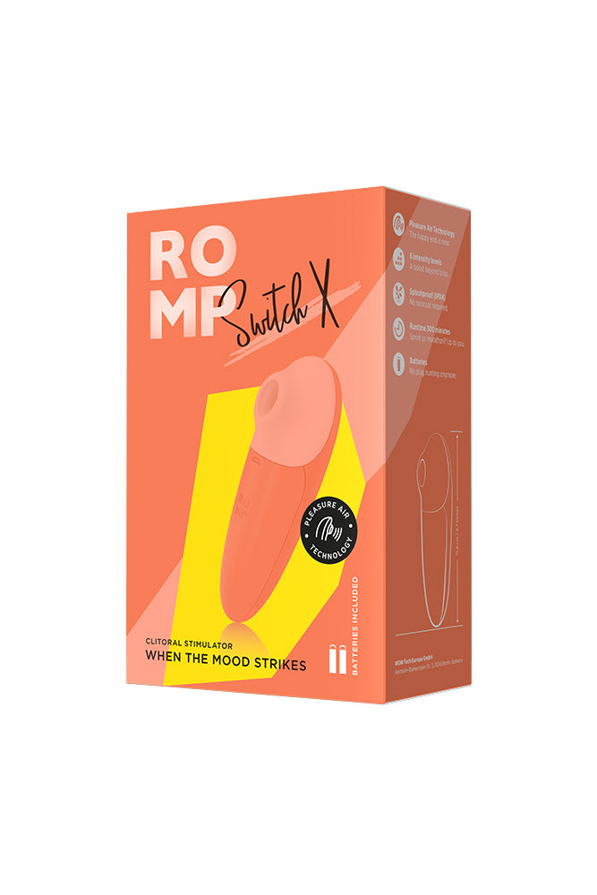 Romp - Switch X Air Pulse Stimulator - Orange - Stag Shop