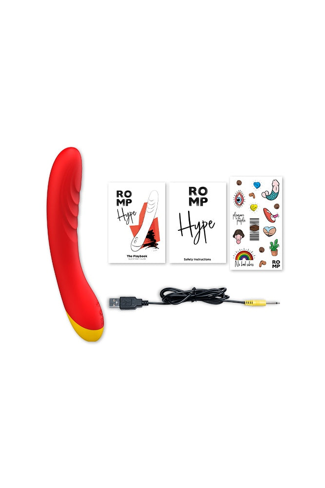 Romp - Hype G-Spot Vibrator - Red - Stag Shop