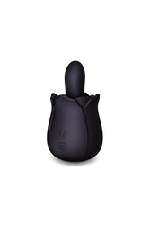 Creative Conceptions - Skins - Rose Buddies Bums N' Roses Rimming Vibrator - Black - Stag Shop