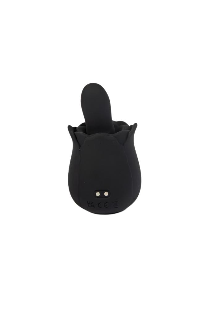 Creative Conceptions - Skins - Rose Buddies Bums N' Roses Rimming Vibrator - Black - Stag Shop