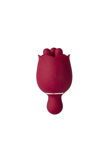 Honey Play Box - Rosewyn Rotating Rose Vibrator - Red - Stag Shop